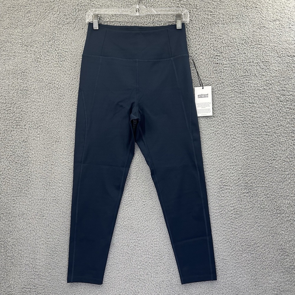 NWT Girlfriend Collective Compressive High Rise Leggings Skyline Blue Large x 24